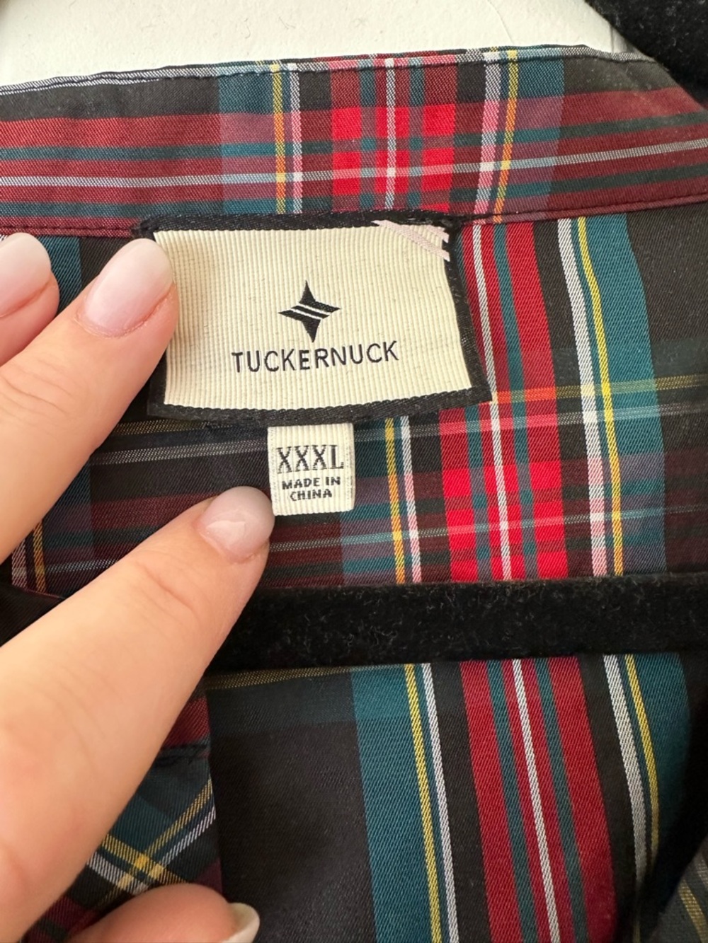 Tuckernuck Tartan Royal Shirt Dress - Picture 4 of 5